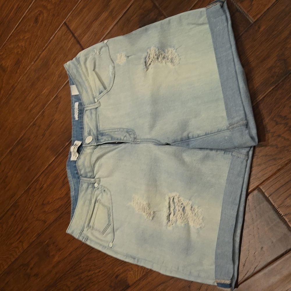 Seven 7 Jean Distressed Jean Shorts NWOT